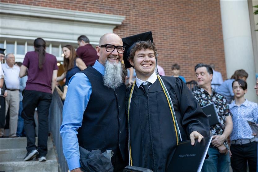 Students celebrate graduating